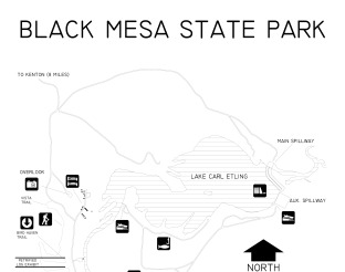 Preview of Black Mesa State Park Map